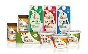 Gluten-free dairy free spreads and soy milk from Earth Balance